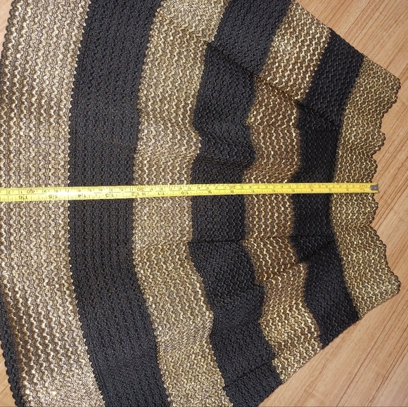 CLEO Woman skirt Black and Gold Size L - Picture 5 of 7